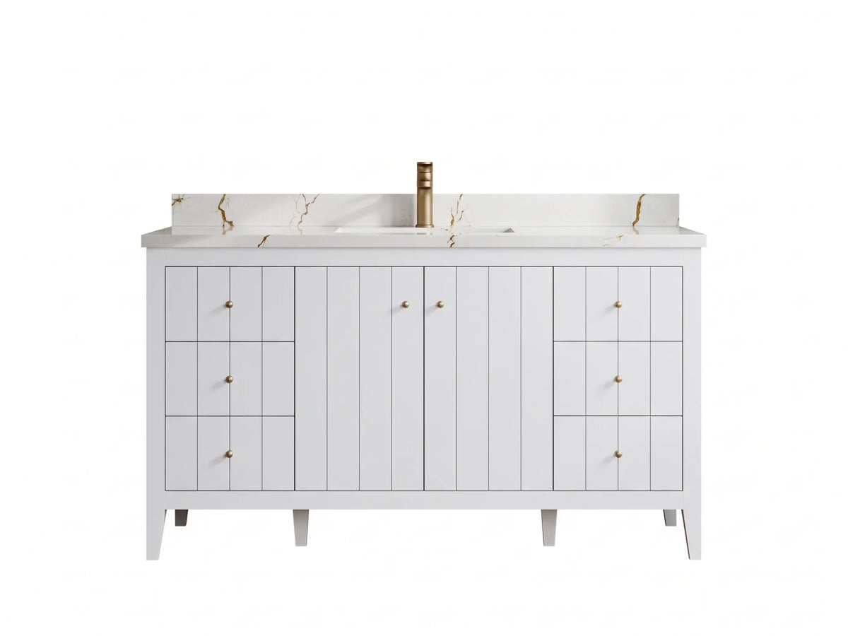 Atlanta 60 in. W x 22 in. D Single Sink Bathroom Vanity