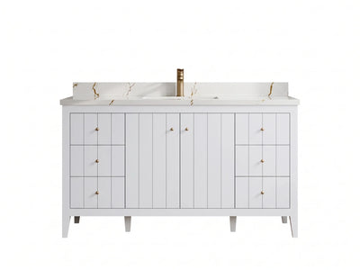 Atlanta 60 in. W x 22 in. D Single Sink Bathroom Vanity