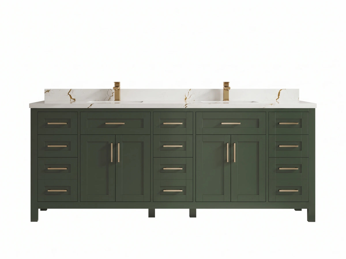 Cambridge 84 in. W x 22 in. D Double Sink Bathroom Vanity