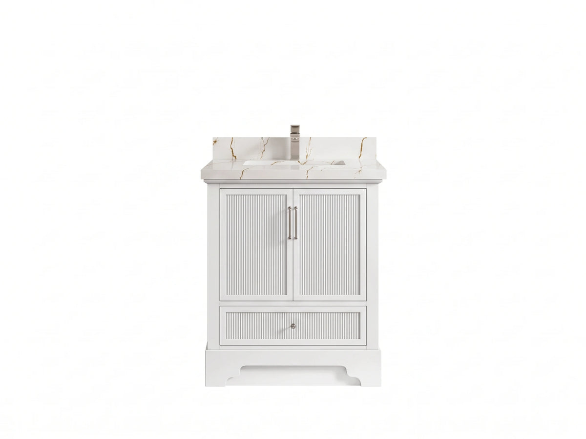 Alys 30 in. W x 22 in. D Single Sink Bathroom Vanity