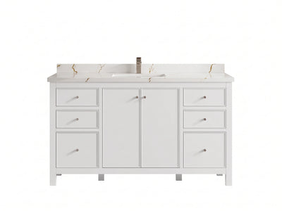 Chicago 60 in. W x 22 in. D Single Sink Bathroom Vanity