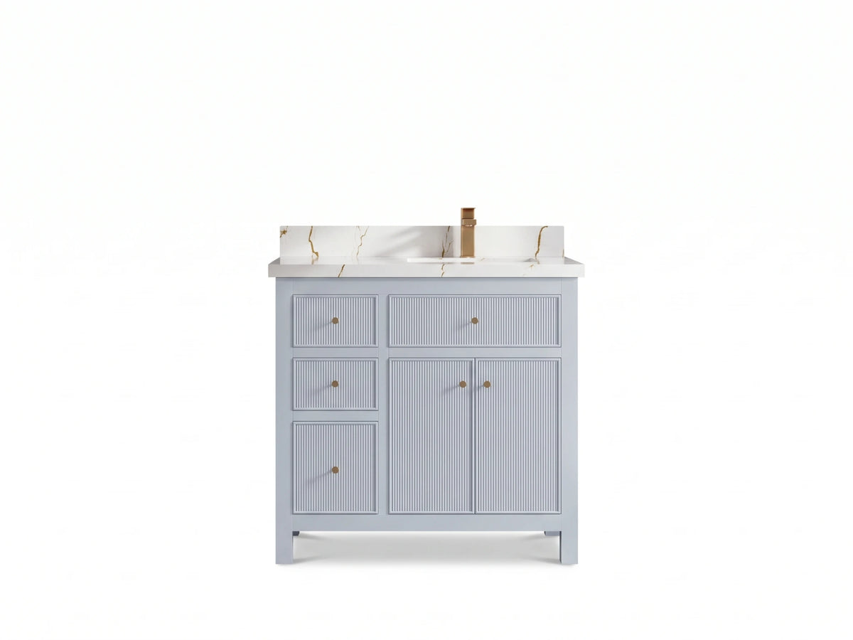 Sonoma 36 in. W x 22 in. D Right Offset Sink Bathroom Vanity