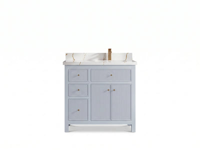 Sonoma 36 in. W x 22 in. D Right Offset Sink Bathroom Vanity