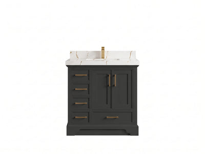 Charlotte 36 in. W x 22 in. D Center Sink Bathroom Vanity