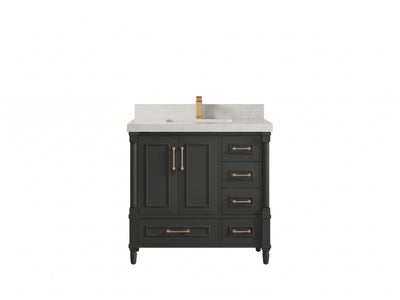 Aberdeen 36 in. W x 22 in. D Center Sink Bathroom Vanity