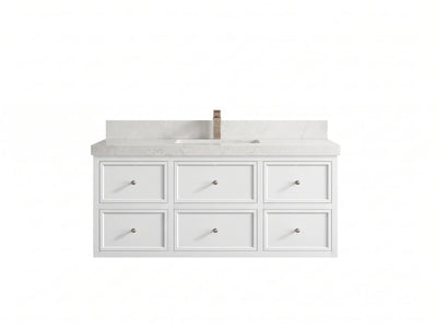 Roswell Floating 48 in. W x 22 in. D Single Sink Bathroom Vanity