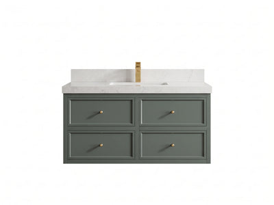 Roswell Floating 42 in. W x 22 in. D Single Sink Bathroom Vanity