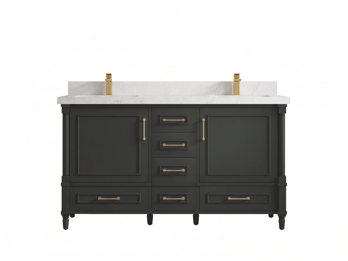 Aberdeen 60 in. W x 22 in. D Double Sink Bathroom Vanity