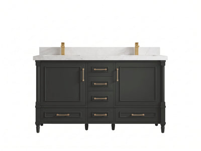 Aberdeen 60 in. W x 22 in. D Double Sink Bathroom Vanity