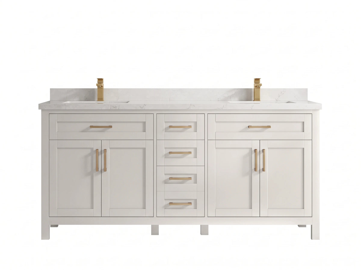 Cambridge 72 in. W x 22 in. D Double Sink Bathroom Vanity