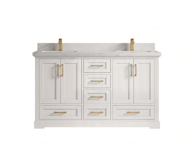 Boston 60 in. W x 22 in. D Double Sink Bathroom Vanity