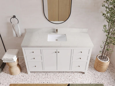 Chicago 60 in. W x 22 in. D Single Sink Bathroom Vanity
