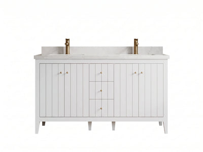 Atlanta 60 in. W x 22 in. D Double Sink Bathroom Vanity
