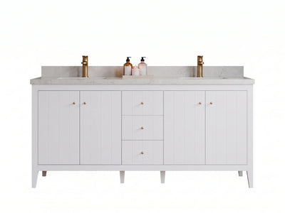 Atlanta 72 in. W x 22 in. D Double Sink Bathroom Vanity