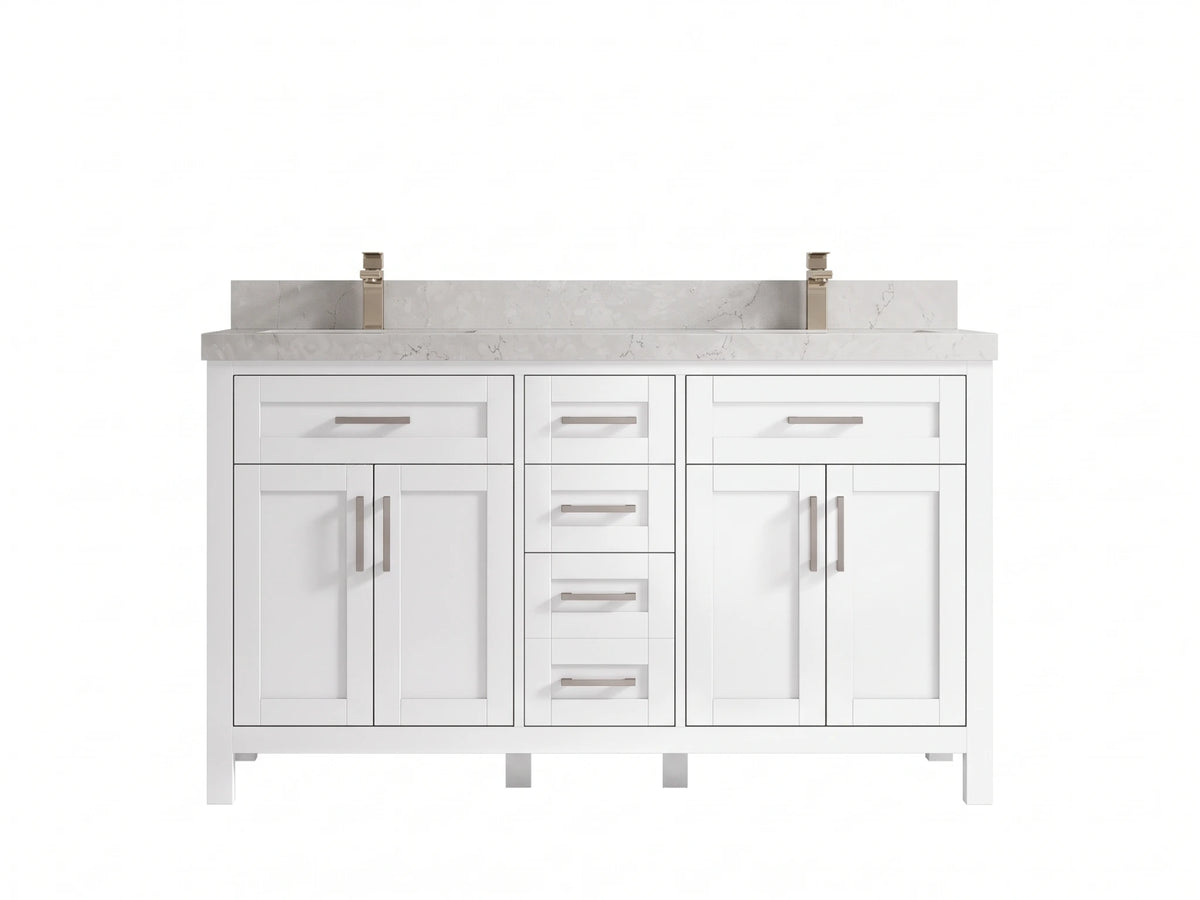 Cambridge 60 in. W x 22 in. D Double Sink Bathroom Vanity