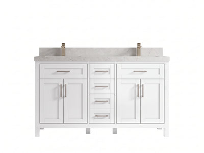 Cambridge 60 in. W x 22 in. D Double Sink Bathroom Vanity