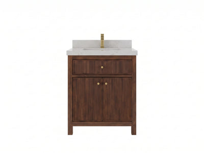 Sonoma Teak Wood 30 in. W x 22 in. D Single Sink Bathroom Vanity