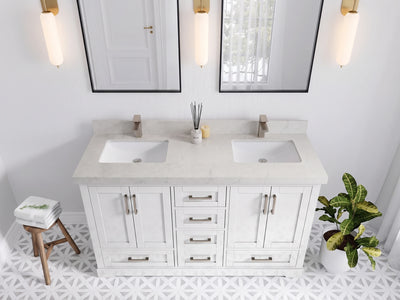 Boston 60 in. W x 22 in. D Double Sink Bathroom Vanity