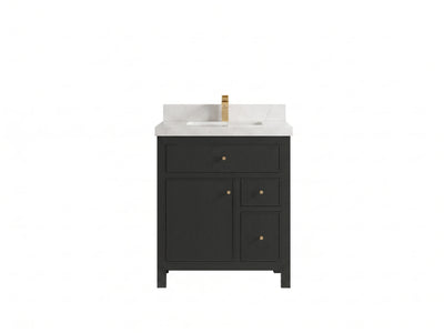 Sonoma 30 in W x 22 in D Reeded Free Standing Single Sink Bathroom Vanity