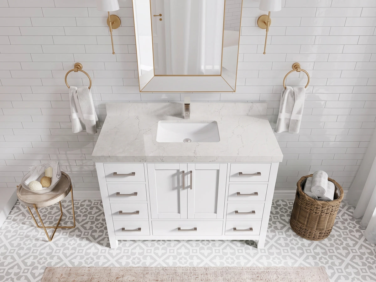 Malibu 48 in. W x 22 in. D Single Sink Bathroom Vanity