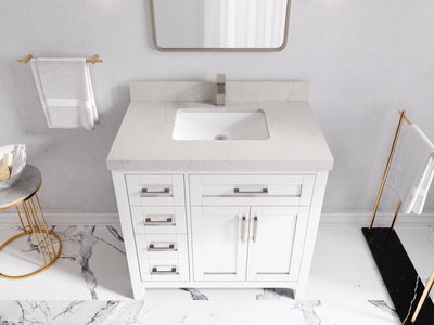Cambridge 36 in. W x 22 in. D Single Center Sink Bathroom vanity
