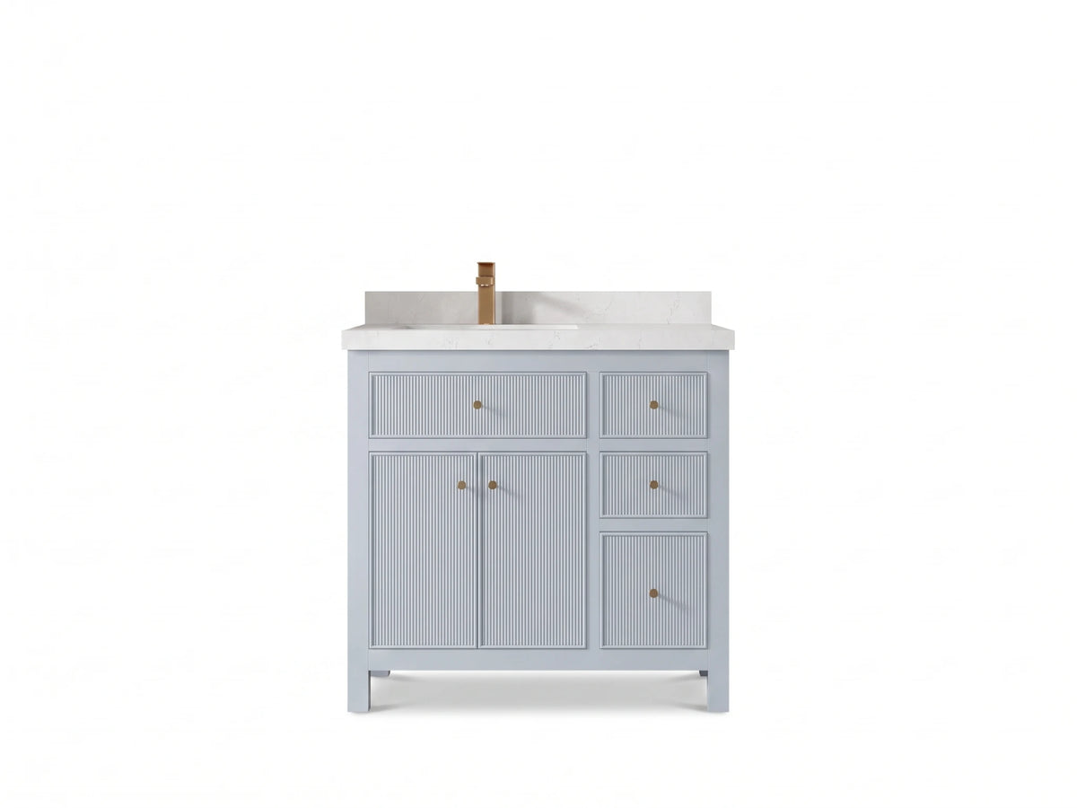 Sonoma 36 in. W x 22 in. D Left Offset Sink Bathroom Vanity
