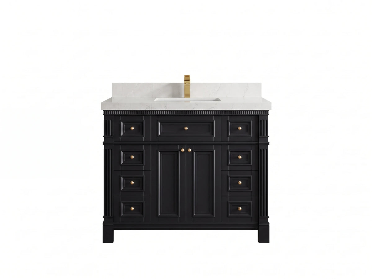 Paris 42 in. W x 22 in. D Single Sink Bathroom Vanity