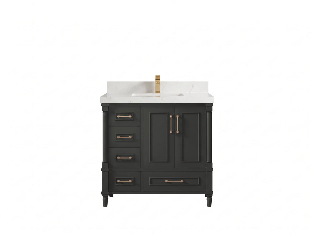 Aberdeen 36 in. W x 22 in. D Center Sink Bathroom Vanity