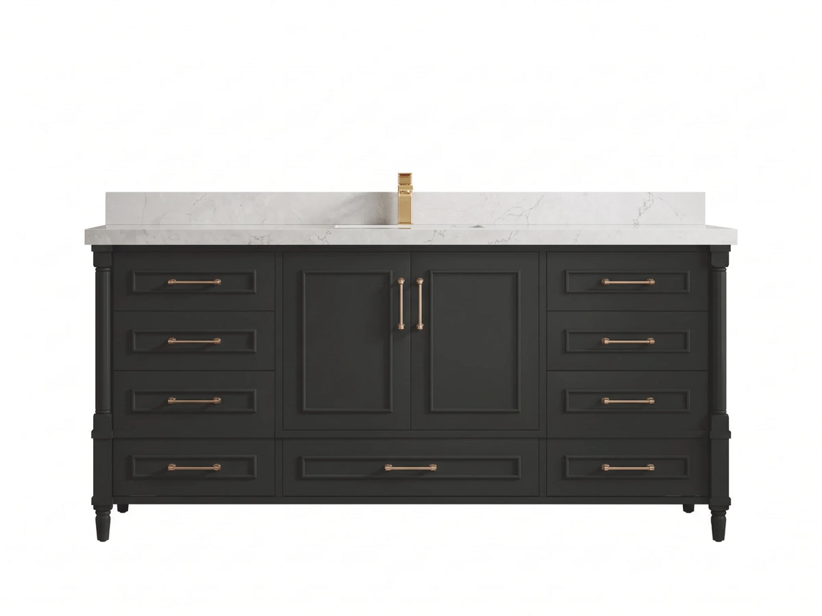 Aberdeen 72 in. W x 22 in. D Single Sink Bathroom Vanity