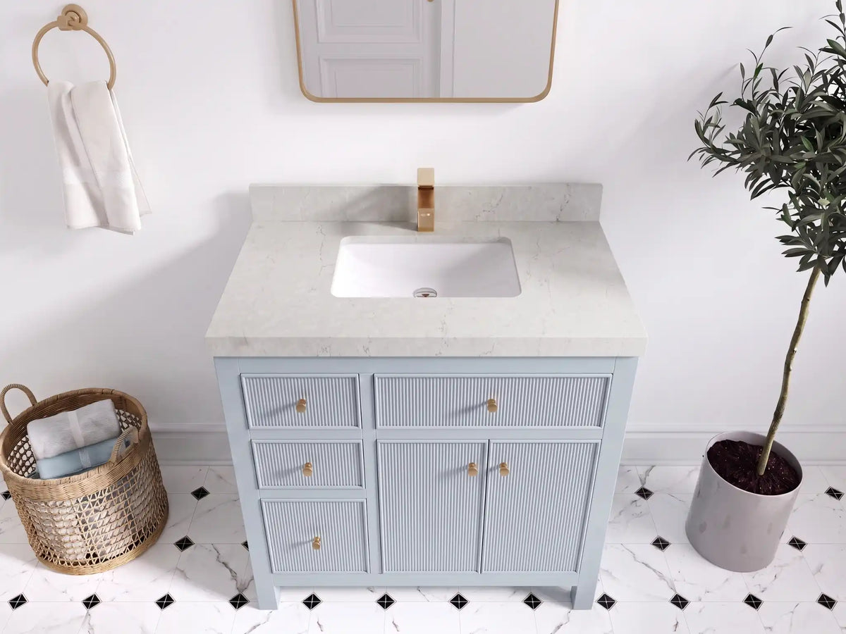 Sonoma 36 in. W x 22 in. D with Center Sink Bathroom Vanity