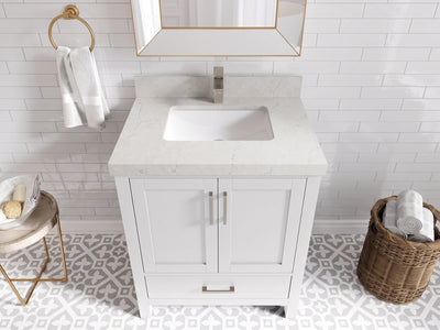 Malibu 30 in. W x 22 in. D Single Sink Bathroom Vanity