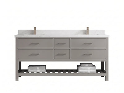 Parker 72 in. W x 22 in. D Double Sink Bathroom Vanity
