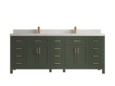 Cambridge 84 in. W x 22 in. D Double Sink Bathroom Vanity