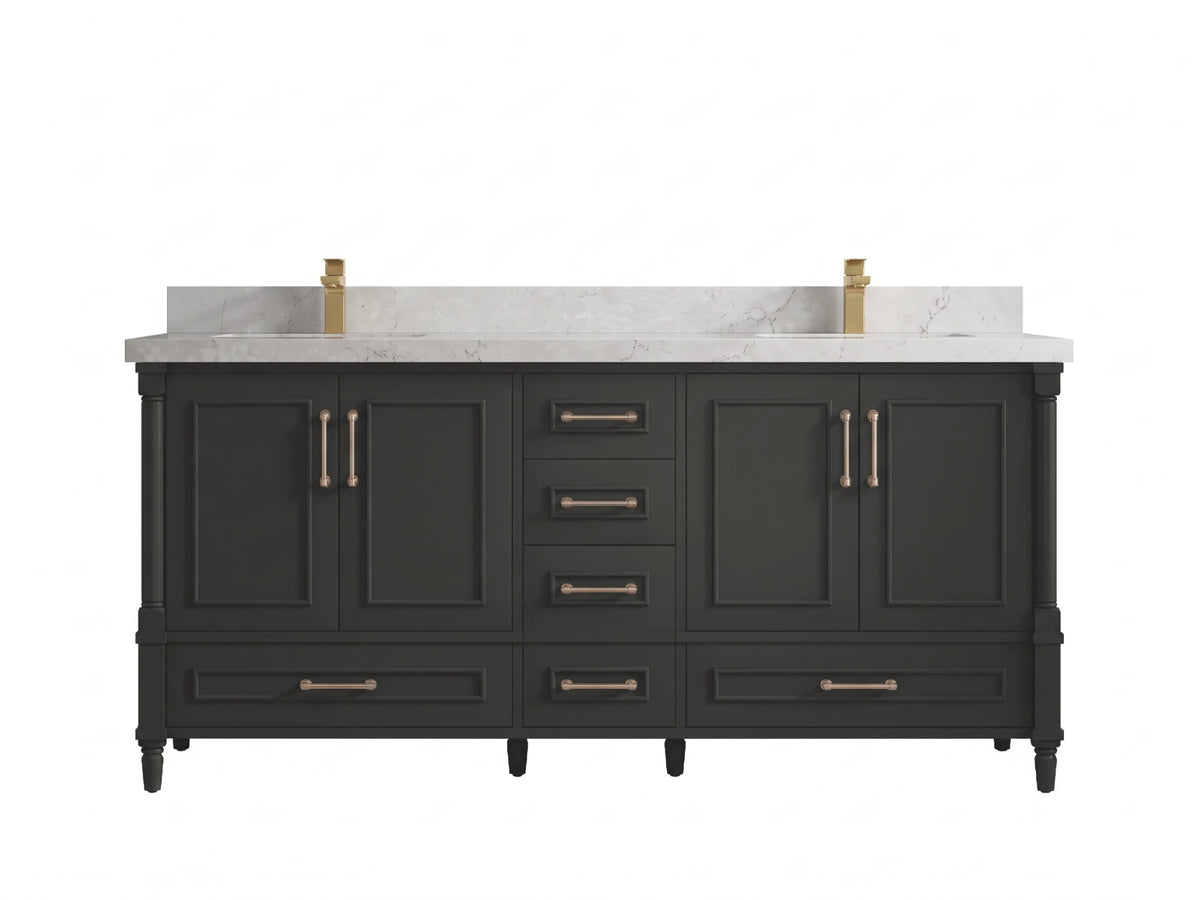 Aberdeen 72 in. W x 22 in. D Double Sink Bathroom Vanity