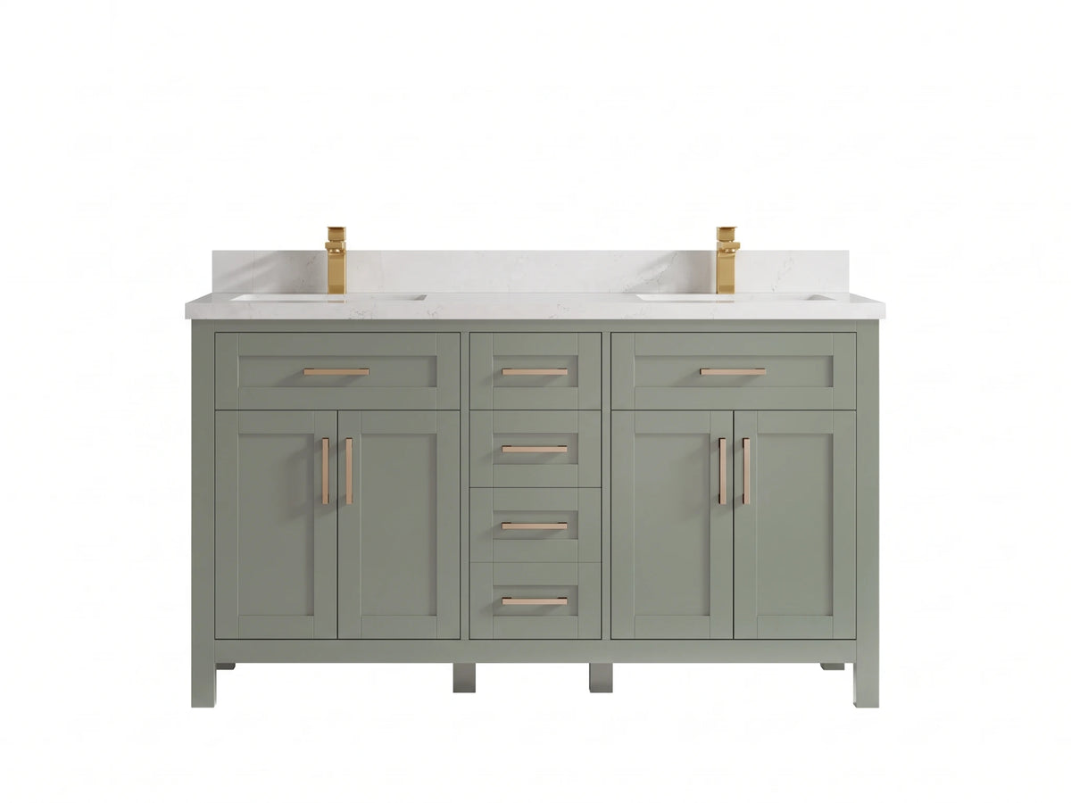 Cambridge 60 in. W x 22 in. D Double Sink Bathroom Vanity