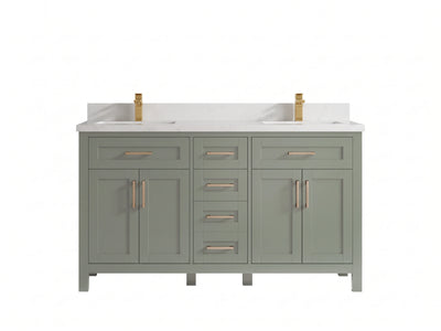 Cambridge 60 in. W x 22 in. D Double Sink Bathroom Vanity