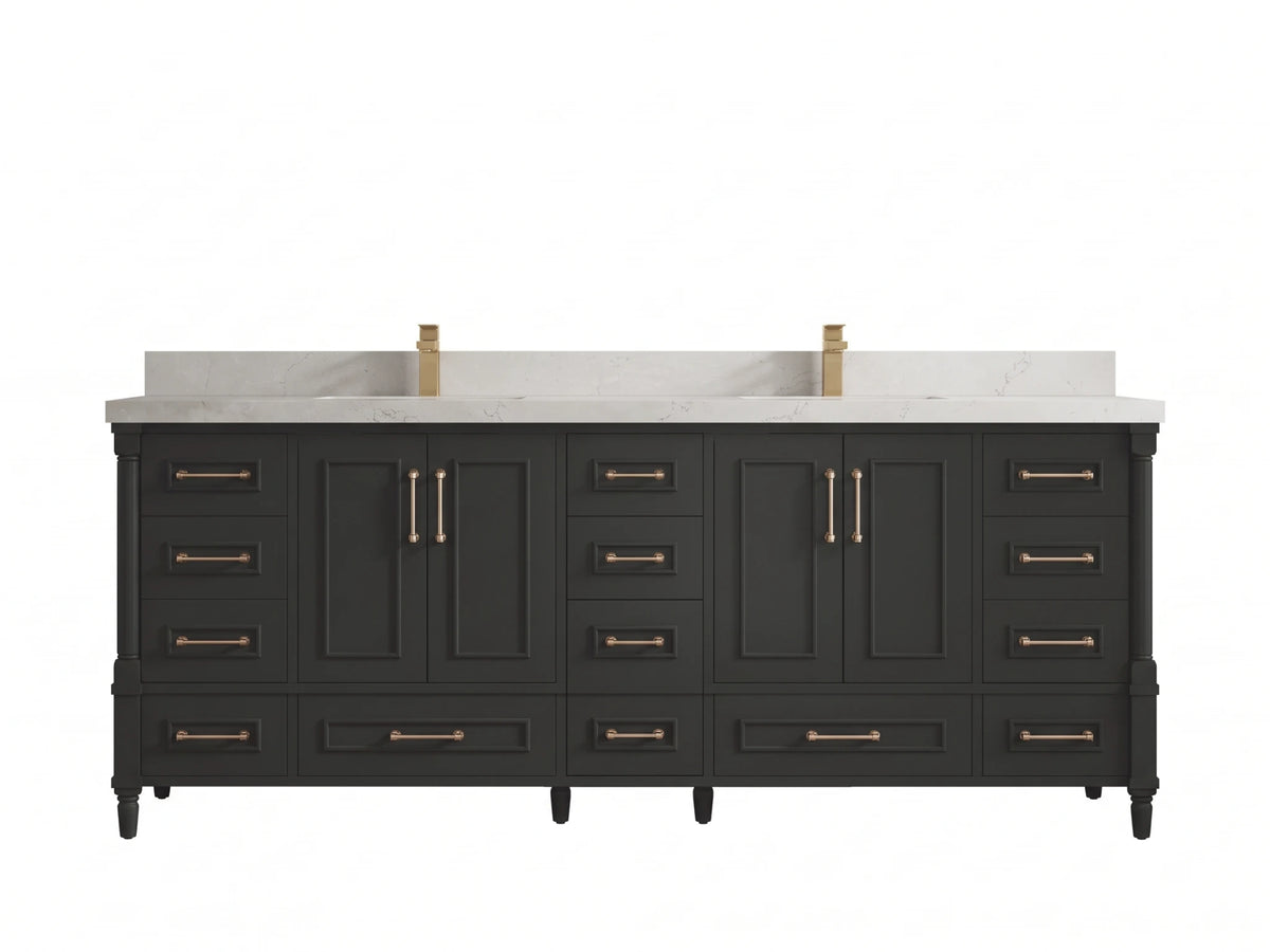 Aberdeen 84 in. W x 22 in. D Double Sink Bathroom Vanity