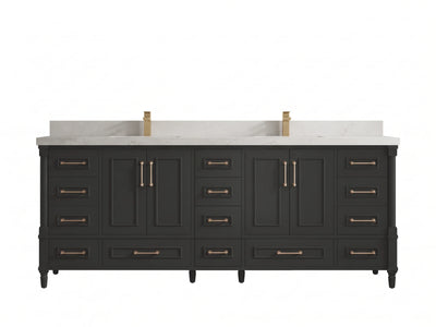 Aberdeen 84 in. W x 22 in. D Double Sink Bathroom Vanity