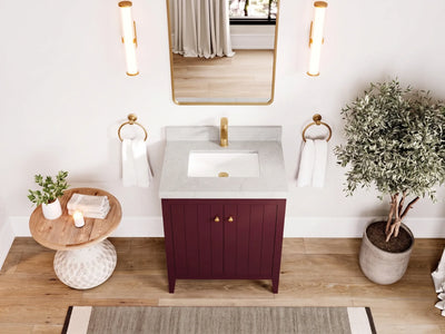 Atlanta 30 in. W x 22 in. D Single Sink Bathroom Vanity