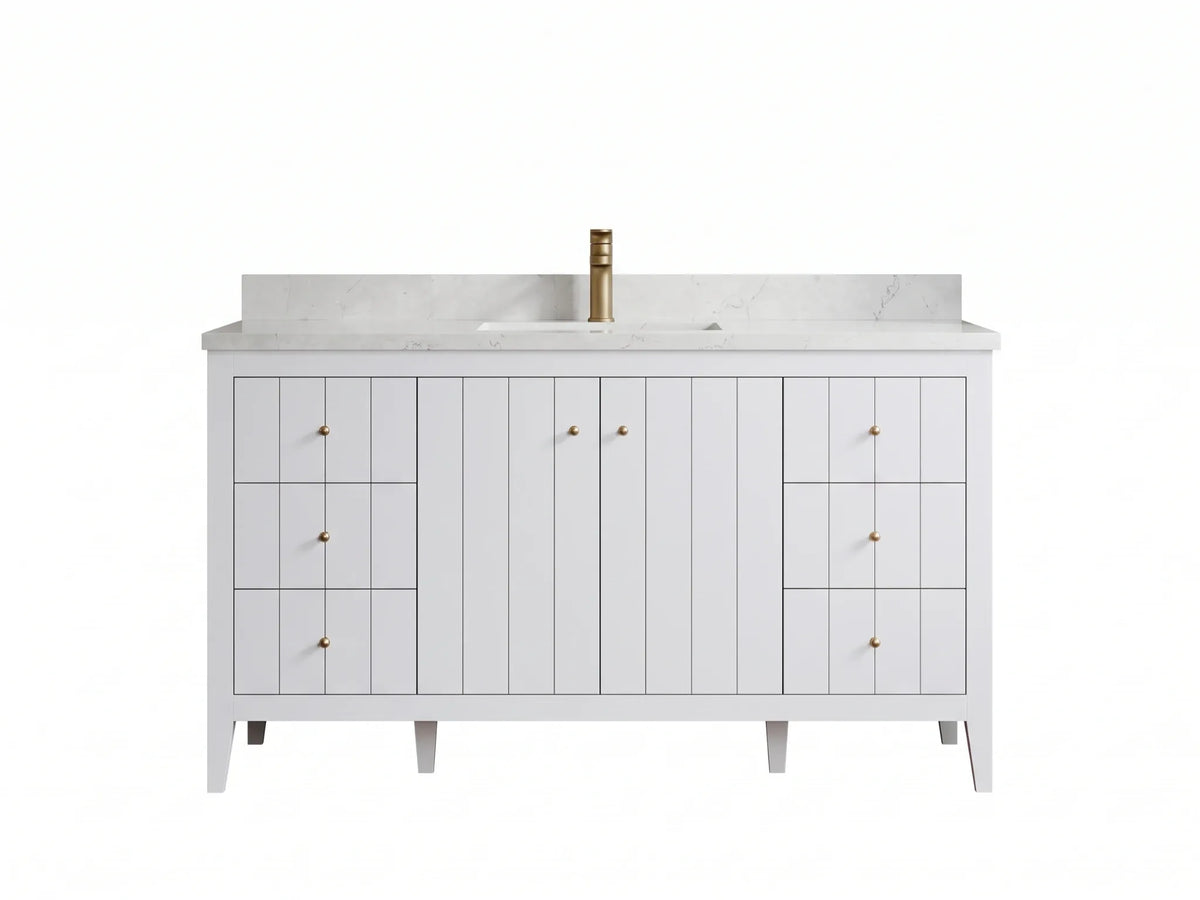 Atlanta 60 in. W x 22 in. D Single Sink Bathroom Vanity