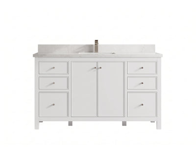 Chicago 60 in. W x 22 in. D Single Sink Bathroom Vanity