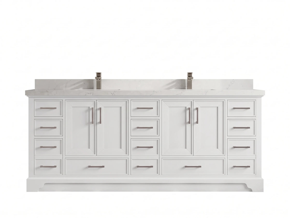 Charlotte 84 in. W x 22 in. D Double Sink Bathroom Vanity