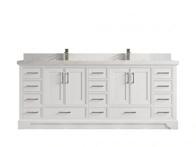 Charlotte 84 in. W x 22 in. D Double Sink Bathroom Vanity