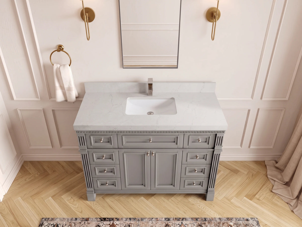 Paris 48 in. W x 22 in. D Single Sink Bathroom Vanity
