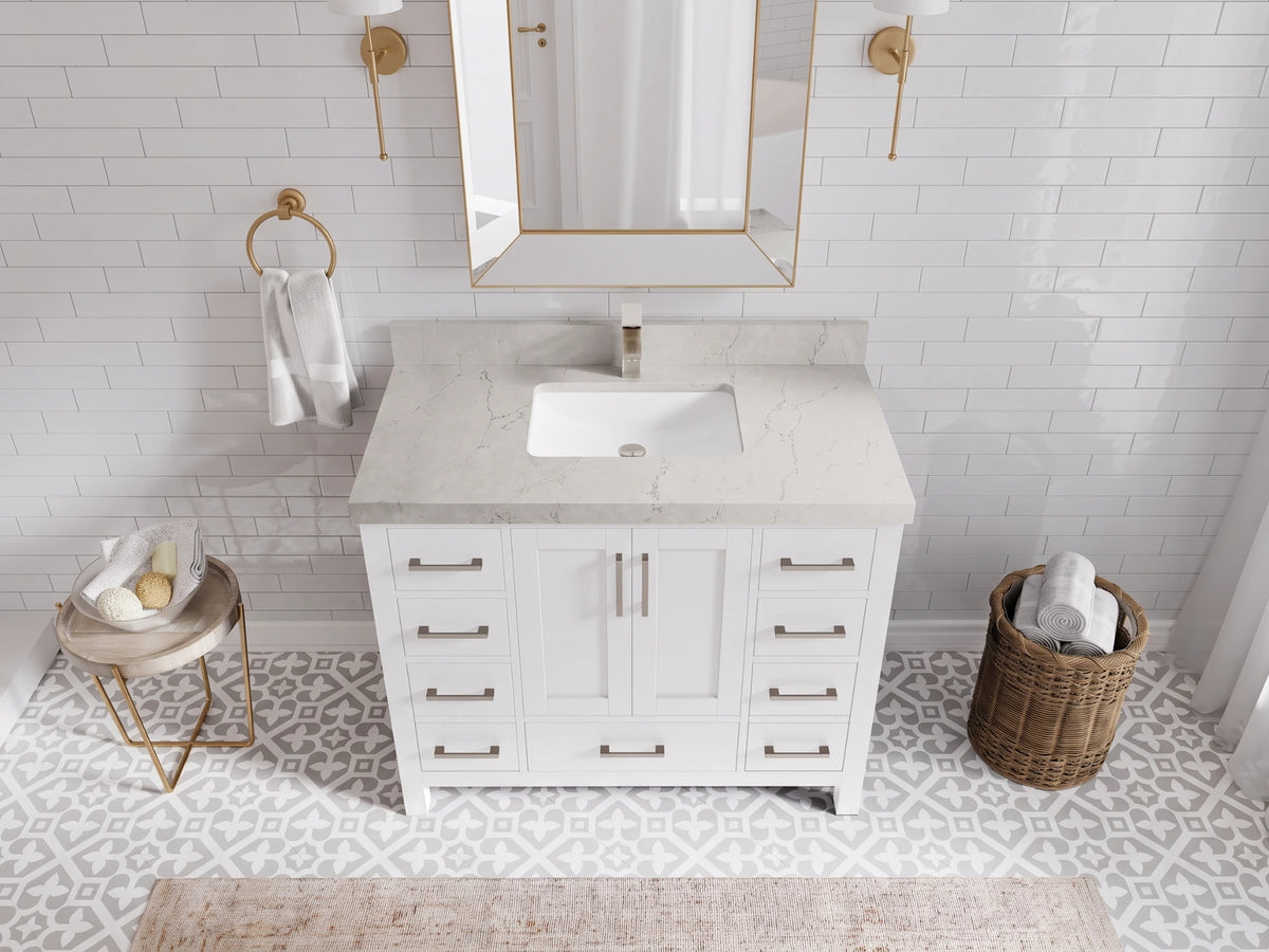 Malibu 42 in. W x 22 in. D Single Sink Bathroom Vanity
