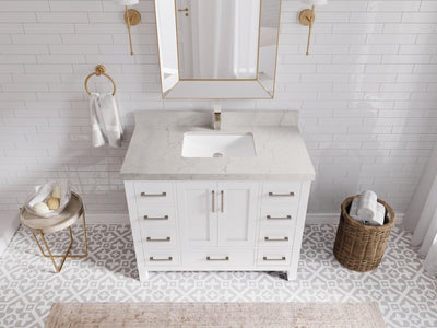 Malibu 42 in. W x 22 in. D Single Sink Bathroom Vanity