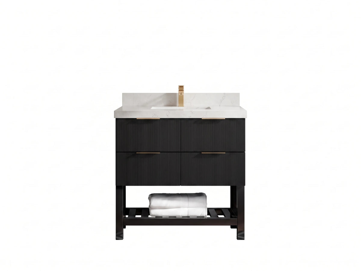 Catalina 36 in. W x 22 in. D Center Sink Bathroom Vanity