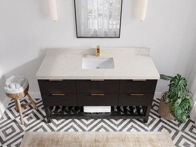 Catalina 60 in. W x 22 in. D Single Sink Bathroom Vanity
