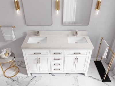 Cambridge 60 in. W x 22 in. D Double Sink Bathroom Vanity