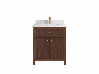 Sonoma Teak Wood 30 in. W x 22 in. D Single Sink Bathroom Vanity